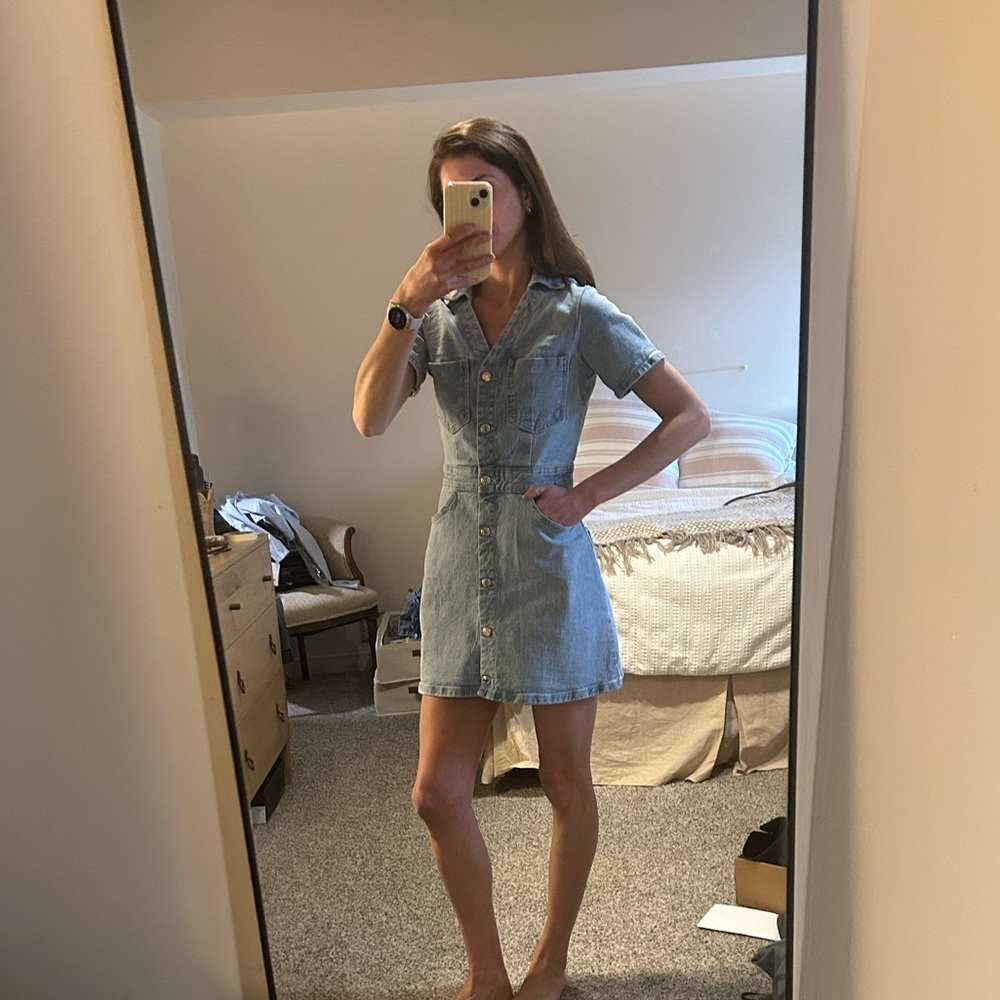 Zara denim dress worn once